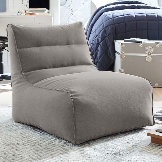 Enzyme Washed Canvas Light Gray Levi Lounger