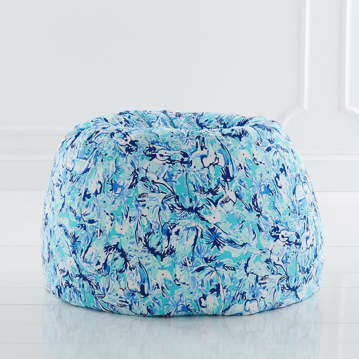 Lilly Pulitzer Bean Bag Chair, Elephant Appeal