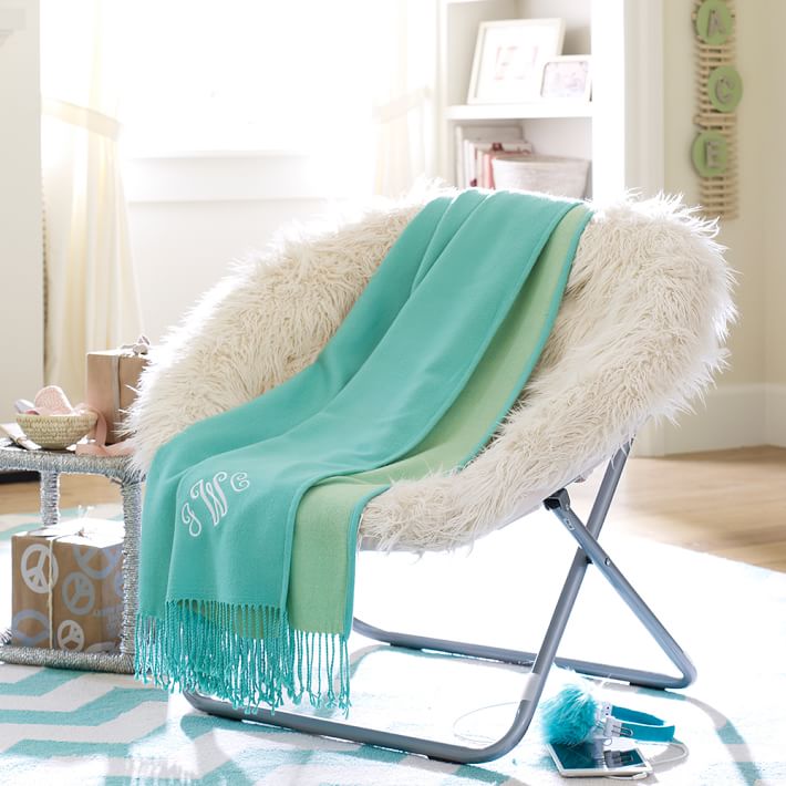 Ivory Furlicious Double Hang-A-Round Chair