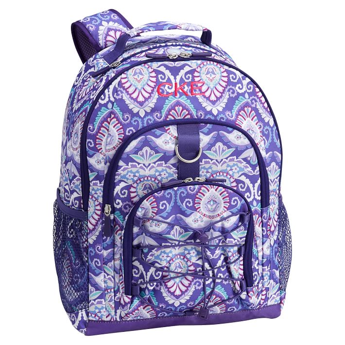 Gear-Up Purple Deco Medallion Backpack