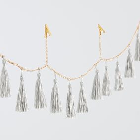 Tassel String Lights For Bedroom | Pottery Barn Teen