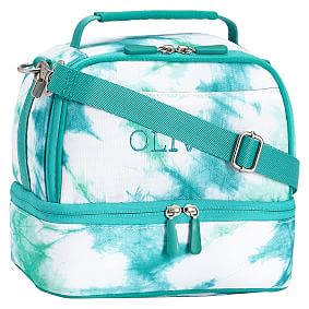 Gear-Up Ceramic Pool Tie-Dye Dual Compartment Lunch Bag
