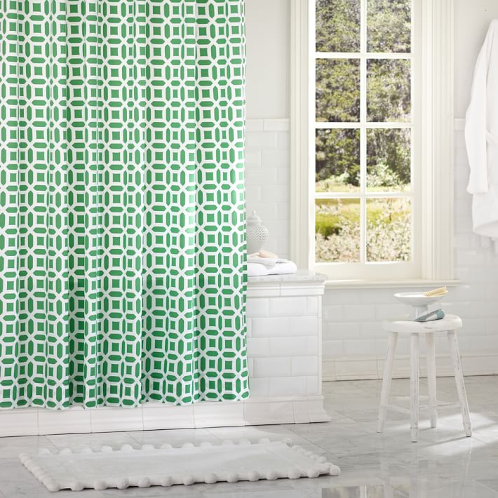Peyton Shower Curtain, Green