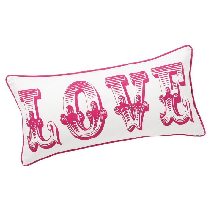 Love Pillow Cover, 12x24