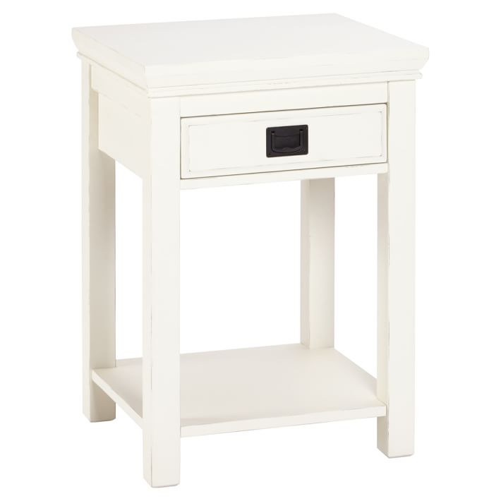Oxford Nightstand, Antique White