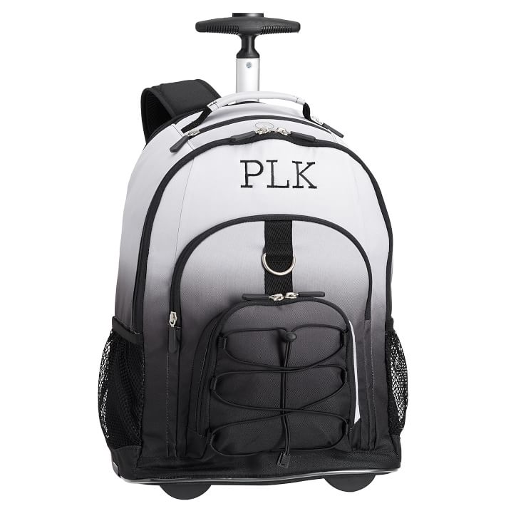 Gear-Up Charcoal Ombre Rolling Backpack