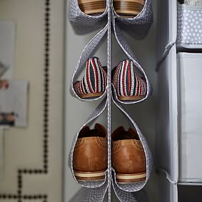 Hanging Closet Shoe Storage, Solid