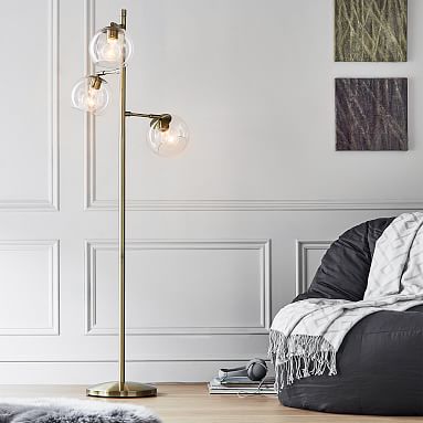 Glass Spotlight Teen Floor Lamp | Pottery Barn Teen