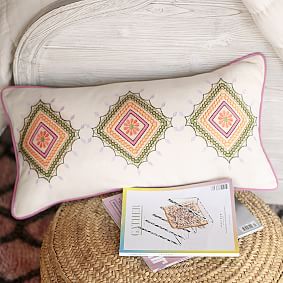 Diamond Desert Lumbar Pillow Cover