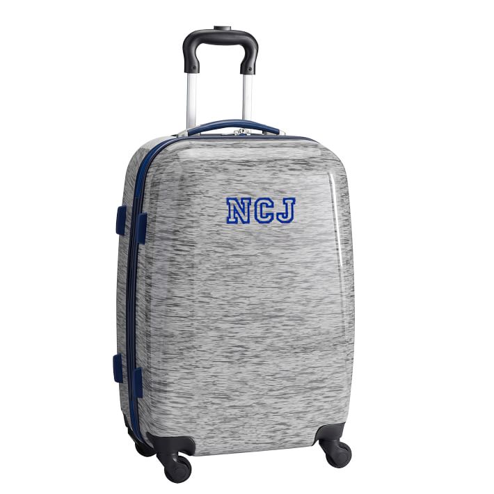 Hard-Sided Gray Static Carry-On Spinner