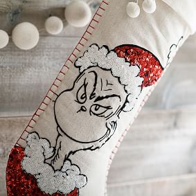 Dr. Seuss's The Grinch&#8482; Sequin Stocking