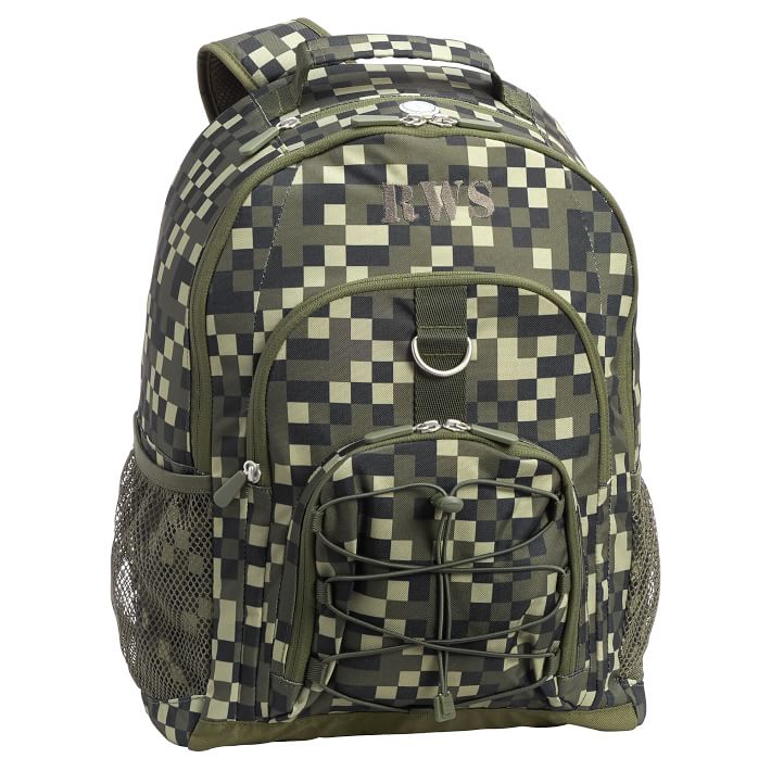 Gear-Up Olive Pixel Backpack