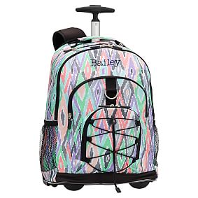 Gear-Up Pastel Kaleidoscope Rolling Backpack