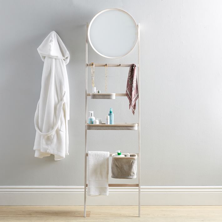 Wall Leaning Get-Ready Rack