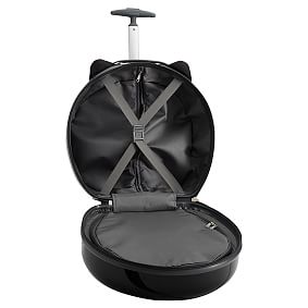 Hard-Sided Round Cat Carry On, Black