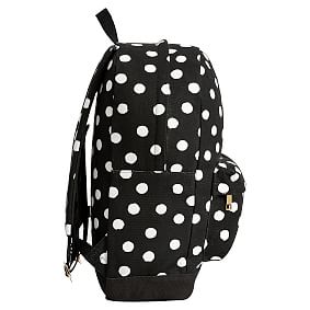 Emily &amp; Meritt Black/White Dot Backpack