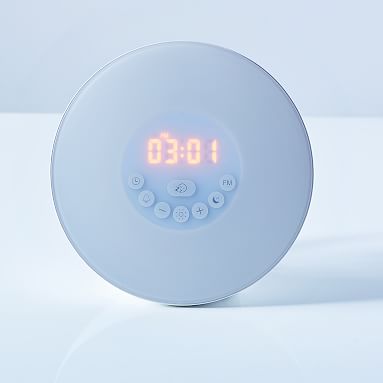 Round Light-Up Alarm Clock | Tech Accessories | Pottery Barn Teen