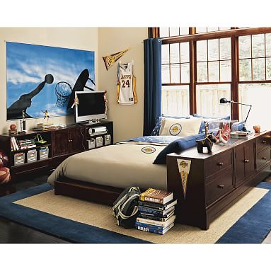 Slam Dunk Wall Mural | Wall Decor | Pottery Barn Teen