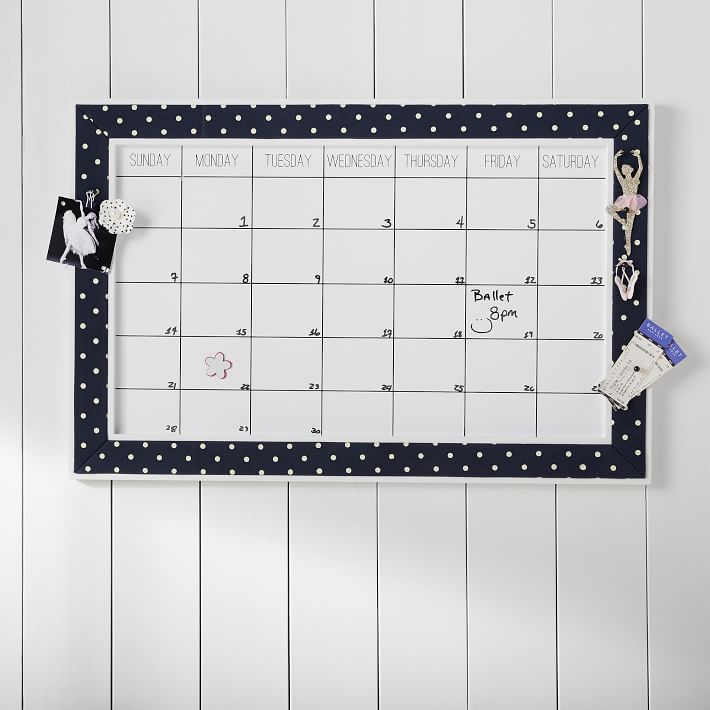 Pinboard Framed Calendar