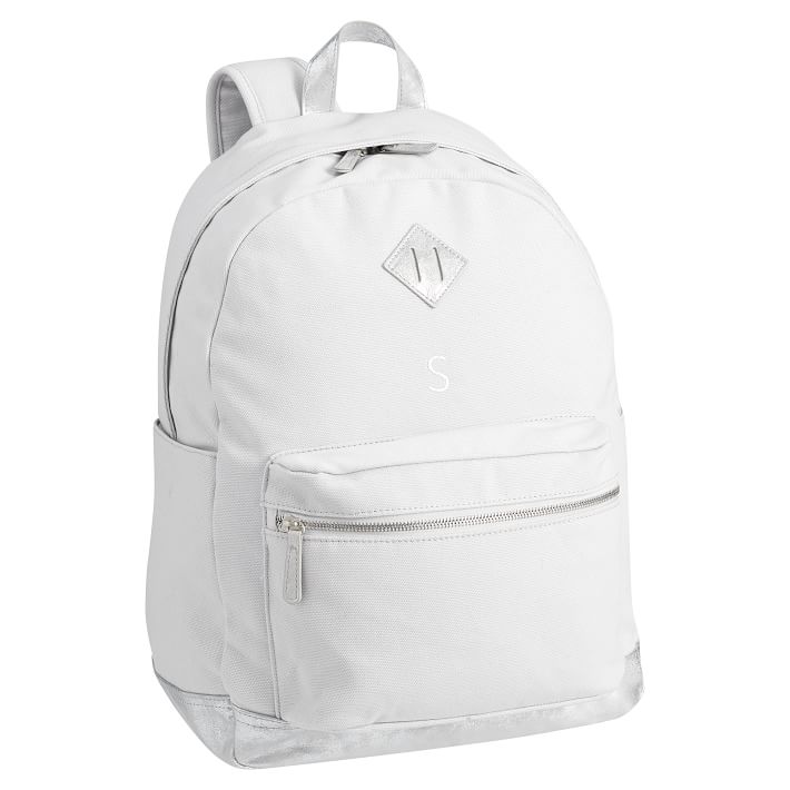 Northfield Solid Gray With Silver Metallic Backpack