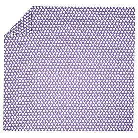 Sweethearts Flannel Duvet Cover, Purple