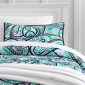 Paisley Perfect Deluxe Comforter Set with Comforter, Sheet Set, Pillowcase, Mattress Pad, Pillow Inserts + Blanket