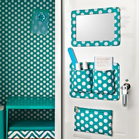 Pool Dot Mirror, Pockets &amp; Pouch