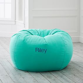 Pool Washed Twill Bean Bag Chair