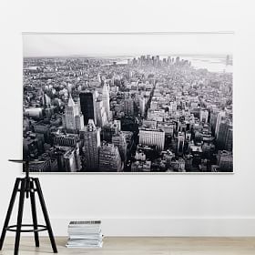 New York City Skyline Mural | Wall Decor | Pottery Barn Teen