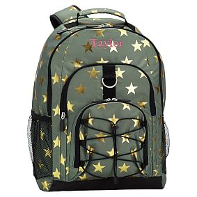 Gear-Up Shine Bright Stars Backpack, Olive