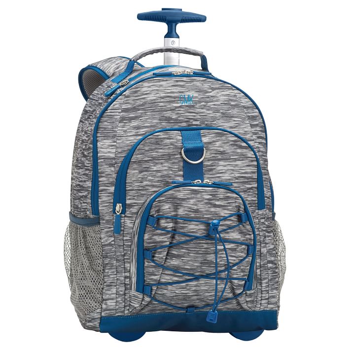 Gear-Up Gray Static Rolling Backpack