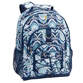 Gear-Up Navy Deco Medallion Backpack