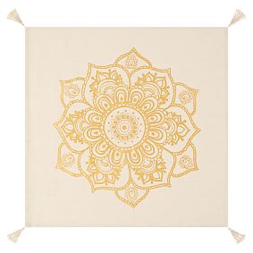 Gold Mandala Tapestry