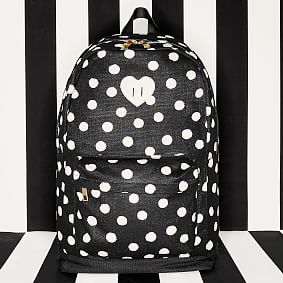 Emily &amp; Meritt Black/White Dot Backpack