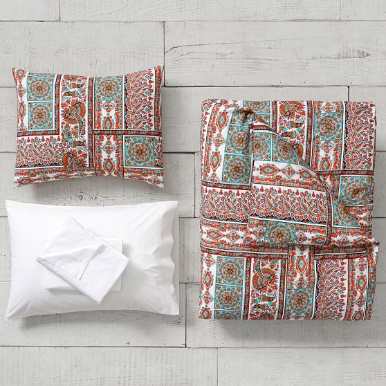 Paloma Paisley Duvet Bedding Set | Dorm Bundle | Pottery Barn Teen