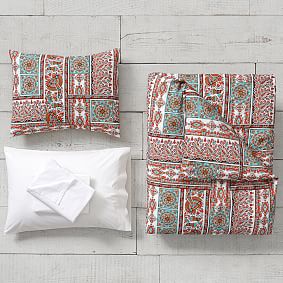 Paloma Paisley Duvet Bedding Set with Duvet Cover, Duvet Insert, Sham, Sheet Set + Pillow Inserts