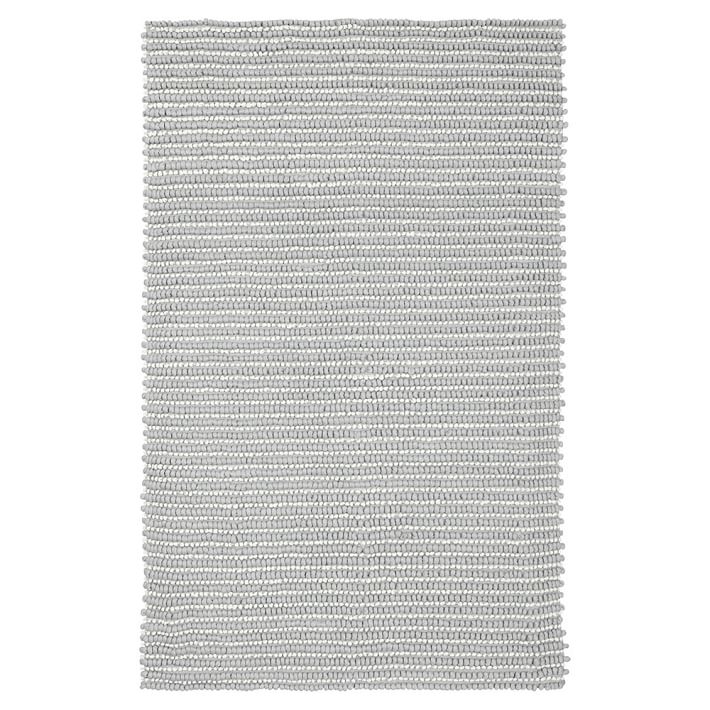 Tonal Texture Rug, Silver/Ivory