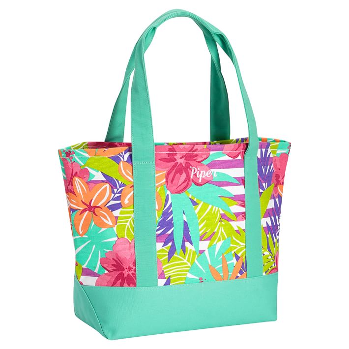 Surf Swell Beach Tote, Multi Surf Floral