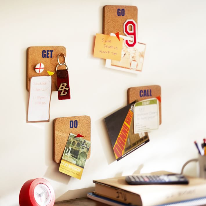Navy &quot;To Do&quot; Mini Wall Corkboards