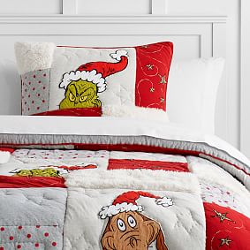 Dr. Seuss's The Grinch&#8482; Heathered Quilt