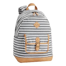 Northfield Charcoal Stripe Backpack