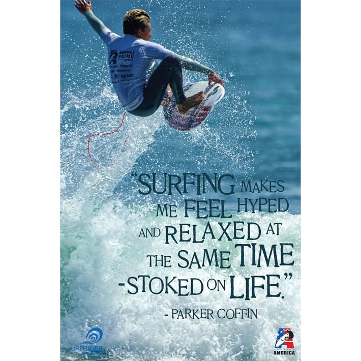 Parker Coffin Surfing America Wall Mural