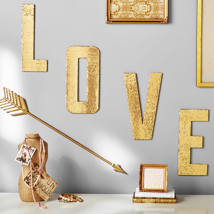 Love Sequin Letters