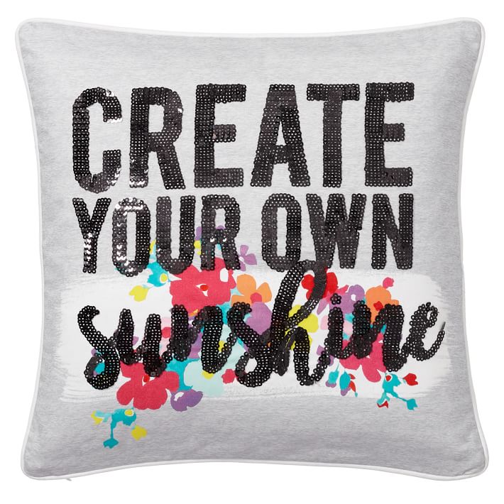 Create Your Own Sunshine Pillow Cover 18 x 18, Multi