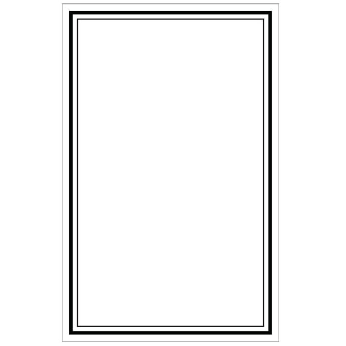 Dry-Erase Message Board Decal, White