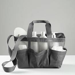 Recycled Over-the-Shoulder Shower Caddies