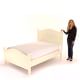 Video 2 for Beadboard Curved Headboard Bed &amp; Trundle