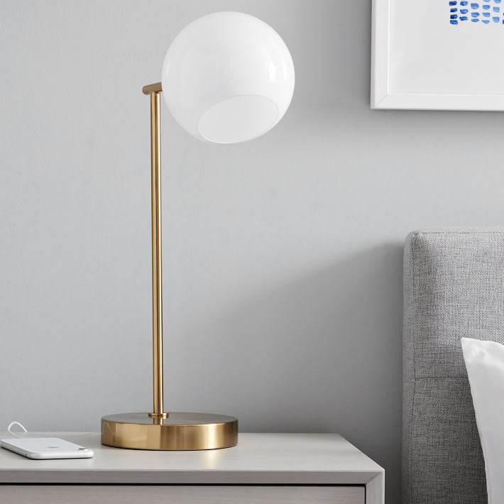 west elm x pbt Staggered Glass Table Lamp with USB
