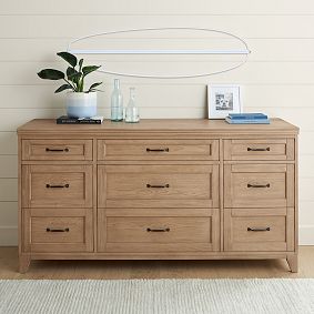 Hampton 9-Drawer Wide Dresser (63.5")