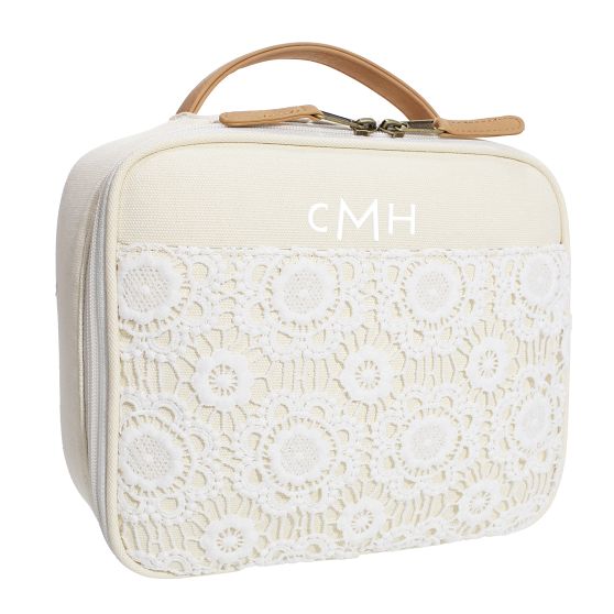 Northfield Cream Crochet Cold Pack Lunch Box Pottery Barn Teen